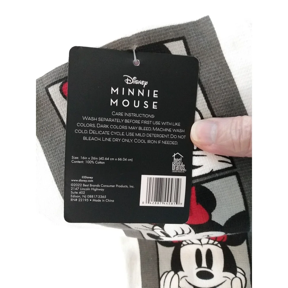 Mickey & Minnie Mouse Towels 2 Pack Kitchen (4) Lot of 2 16